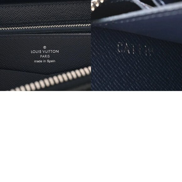 LOUIS VUITTON Taiga Zippy XL Travel Case Blue Marine - Picture 12 of 12